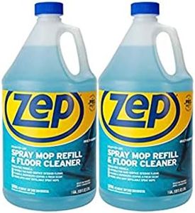 Zep Spray Mop Refill and Floor Cleaner - 1 Gallon (Case of 2) ECZUMSF1282 - Professional Grade Versatile Multi Surface Fresh Scent Cleaner and Deodorizer