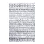 LuxFocus Boho Style Area Rug, Stain Resistant Easy Clean Indoor&Outdoor Carpet Area Rug for Living Room Bedroom Conservatory Salon Non-Shedding Low Pile Area Rug Grey 80x150cm