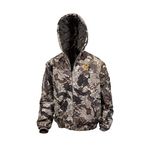 HOT SHOT Youth Insulated Twill Camo Hunting Jacket, Veil-Cervidae Camo with Cotton Shell, for Cold Weather, Bird and Deer Hunting - Green - L