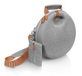 CaseSack Carrying Case for Harman Kardon Onyx Studio 5, Onyx Studio 6 Bluetooth Wireless Speaker, Tweed Gray, Large