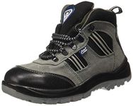 Allen Cooper AC 82153_1157_08 Hi-Ankle Safety Shoe (Grey, Size 8 UK/India)