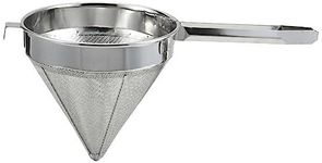 Winco CCS-10F China Cap Strainer, 10-Inch Diameter, Fine Mesh, Medium, Stainless Steel