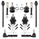 BOXI Front Suspension Kit Upper Lower Ball Joints Tie Rod End Sway Bar End Link Fit for Chevy Silverado 1500 GMC Sierra 1500 1999-2006 | 2WD w/Coil Spring Suspension | K6540 K6539 K80631 EV370 ES3492