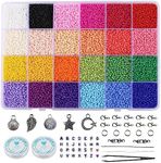 24 Colors Pony Beads Set, BetterJon