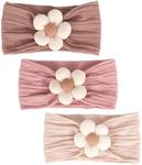 MIUXUESO 3 Pcs Baby Flower Headband