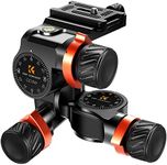 K&F Concept 3-Way Geared Tripod Hea