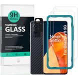 Ibywind Screen Protector For OnePlus 9 5G[2 Pack],9H Hardness Tempered Glass,With 1Pc Camera Lens Protector,Easy to Install