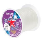Pepperell Stretch Magic 0.7mm Bead and Jewelry Cord, 100m, Clear