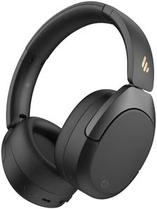 Edifier W830NB Active Noise Cancelling Wireless Over-Ear Headphones, Foldable Lightweight Bluetooth Headset with Hi-Res Audio, Dual Device Connection, 94 Hours Playtime, Fast Charging (Black)