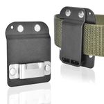 Guerburn Tape Measure Holder - 2" Tactical Tape Belt Holster Measuring Tape Clip on 1.5"/1.75"/2" Tool Belt, Pockets, Pants