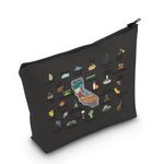 California State Gift California Makeup Zipper Pouch California Travel Gift Moving to California Gift, California BLK