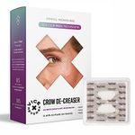 Vice Reversa Crow De-Creaser - Anti Wrinkle Patches with Hyaluronic Acid, Collagen Boosting Peptides and Retinal, MicroCrystal Skincare (12 Pairs)