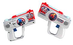 Avengers Endgame Laser Tag Blasters for Kids Infared Lazer Tag Blasters Lights Up & Vibrates When Hit - Laser Quest