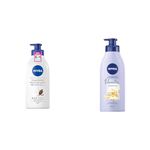 NIVEA Cocoa Butter Body Lotion + NIVEA Oil-Infused Vanilla & Almond Oil Body Lotion