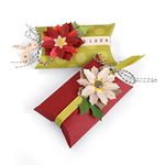 Sizzix Thinlits Die Set 7PK-Box, Pillow & Poinsettias by Jen Long