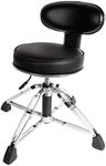 Hydraulic Drum Throne/Stool with Back Rest - 42cm to 54cm