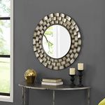 FirsTime & Co.® Julissa Modern Metal Mirror, Aged Metallic (70156)