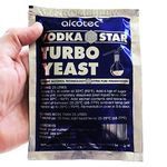 3x Alcotec Vodka Star Turbo Yeast Packets for Extreme Purity Homebrew Vodka Wash