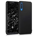 kwmobile Case Compatible with Samsung Galaxy A50 Case - Soft Slim Protective TPU Silicone Cover - Black Matte