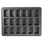 Wilton Perfect Results Premium Non-Stick Bakeware Mini Loaf Pan, 18-Cavity