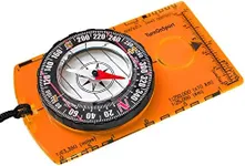 Orienteering Compass Hiking Backpacking Compass | Advanced Scout Compass Camping Navigation - Boy Scout Compass for Kids | Professional Field Compass for Map Reading - Best TurnOnSport Survival Gifts