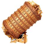 ESC WELT Cryptex - Unique Birch Wood Secret Gift Box - Personalized Gift Wrapper - Eco-Friendly 3D Puzzle - Interactive Brainteaser - Money Gift Box - Puzzle Gift Box with Hidden Compartment