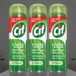 3 x 500ml Cif Mousse Bathroom Citrus Power Shine Cleaner Spray : Effectively removes dirt, grime, and soap scum, leaving a refreshing citrus fragrance(Total 1500ml)