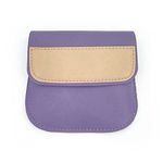 Birth Control Pill case, Birth Control Pills Sleeve, fits Up to 4.1ââ‚¬Â*3.9ââ‚¬ÂPackets Holder, Cute and Colorfulï¼Å’PU Wallet.(Purple)