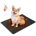 Nobleza Self Heating Pet Pad, Soft Warm Self Heated Cat Bed Blanket, Safe Cat Heat Pad Cushion Washable, Self Warming Thermal Dog Bed Blanket Mat for Indoor Outdoor Cats Medium Dogs, 70x50cm