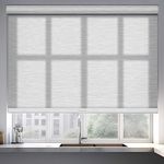 Boolegon Roller Shades for Windows Light Filtering Cordless Roller Blinds with Cassette Valance Roller Window Blinds Thermal Insulation Energy Saving Shades for Home Door Office,White,Custom Sizes