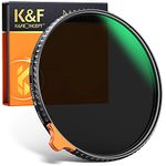 K&F Concept 67mm Variable ND Filter HD ND2-ND400 (9 Stops) with Putter 28 Multi-Layer Coated Janpanese Optical Glass Adjustable Neutral Density Filter for Camera Lens (Nano-X II)