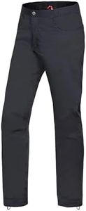 Ocun Men’s Drago Organic Pants, Breathable Organic Cotton Rock Climbing & Bouldering Pants, Anthracite Dark Navy, Small