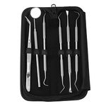 6 Pcs Dental Care Kit Tooth Filling Repair Set Stainless Steel Dental Tools for Men Women Kids and Pet Care