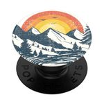 PopSockets Translucent Phone Grip with Expanding Kickstand, PopSockets for Phone, Translucent PopGrip, Into The Woods - Epic Altitudes