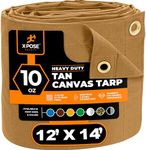 Xpose Safety Canvas Tarp - 10oz Tan