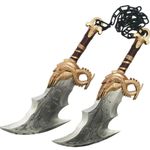 damdos Halloween Prop God of War Blades of Athena Foam Knife Kratos Katana Sword Samurai Weapons Birthdays Gifts