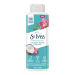 St. Ives Hydrating Body Wash/Shower gel for women with Moisturizing extracts of Coconut Water & Orchid | 100% Natural Extracts | Cruelty Free | Paraben Free |473ml,77043002186