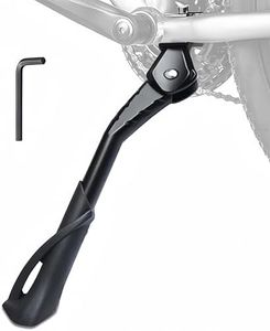 Frogetu Béquille Vélo 24-29 Pouces,Bequille Velo avec Trou Central,Béquille VTT Universel Réglable,Bequille Velo Electrique Antidérapant,Béquilles pour Vélo,pour VTT,Vélo de Ville,Vélo Électrique