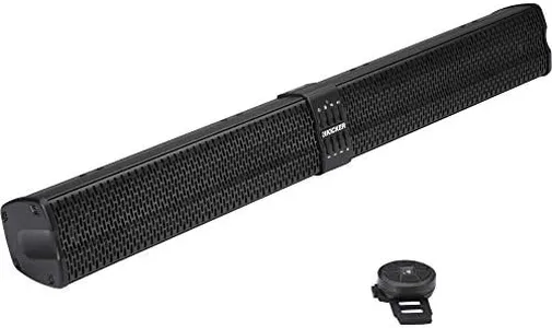 Kicker 47KPB2 PowerBar KPB2 34-inch Bluetooth Powered UTV Soundbar, Black Weather-Proof Enclosure