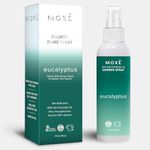 MOXE Shower Mist, Spa Steam Spray, Certified Natural Essential Oils, Aromatherapy, Tension Relief (Eucalyptus, 118 ml (Pack of 1))