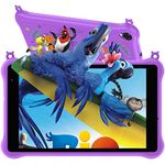 Blackview Tab5 Kids Tablet 8 inch, Android 12 Tablet for Kids, 5GB+64GB/ 1TB TF, 5580mAh, HD+ IPS Screen Kids Tablets with Parental Control Mode, Bluetooth, Google Play, WIFI, Kid-Proof Case - Purple