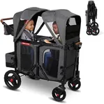 Radio Flyer Voya XT Stroller Wagon, 2 Seater Wagon Stroller for Kids, Baby Stroller Wagon