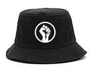 Kings Of NY Black Power Fist Bucket Hat Black