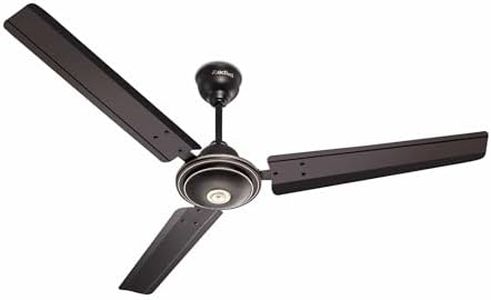 ACTIVA 1200mm Ceiling Fan, 390 RPM High Speed Air Delivery, Anti Dust Coating, Apsra Ceiling Fan with 2 Years Warranty - Smoke Brown
