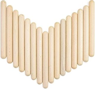 Heatoe 16 Pcs Rhythm Sticks, 8 Inch Drum Sticks Musical Sticks Wood Musical Instruments Rhythm Stick Set for Everyone