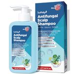 Seborrheic Dermatitis & Folliculitis Shampoo: Psoriasis, Dandruff Shampoo for Men & Women – Soothes Itchy, Flaky Scalp – Sulfate-Free Formula 280ml(9.47 fl.oz.)