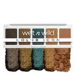 wet n wild Color Icon Eyeshadow Makeup 5 Pan Palette, Matte, Shimmer, Metallic, Long Wearing, Rich Buttery Pigment, Cruelty Free - My Lucky Charm