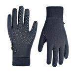 DEXFUZE DexShell Waterproof Gloves StretchFit v2, Three-layer Laminated, Merino Wool Lined, Slim Fit – Lightweight Unisex Gloves for Ski, Snowboarding & Winter Sports, Black, Medium