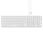 Satechi Aluminum USB Wired Keyboard with Numeric Keypad - Compatible with iMac Pro/iMac, 2020/2019/2018 iPad Pro, MacBook Pro/Air, 2020/2018 Mac Mini (US English Layout)