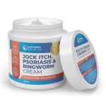 Jock Itch, Psoriasis & Ringworm Cream | Itch Relief | Reduce Scaling | Soothe Irritation | Hydrating Skin Care | 150ml